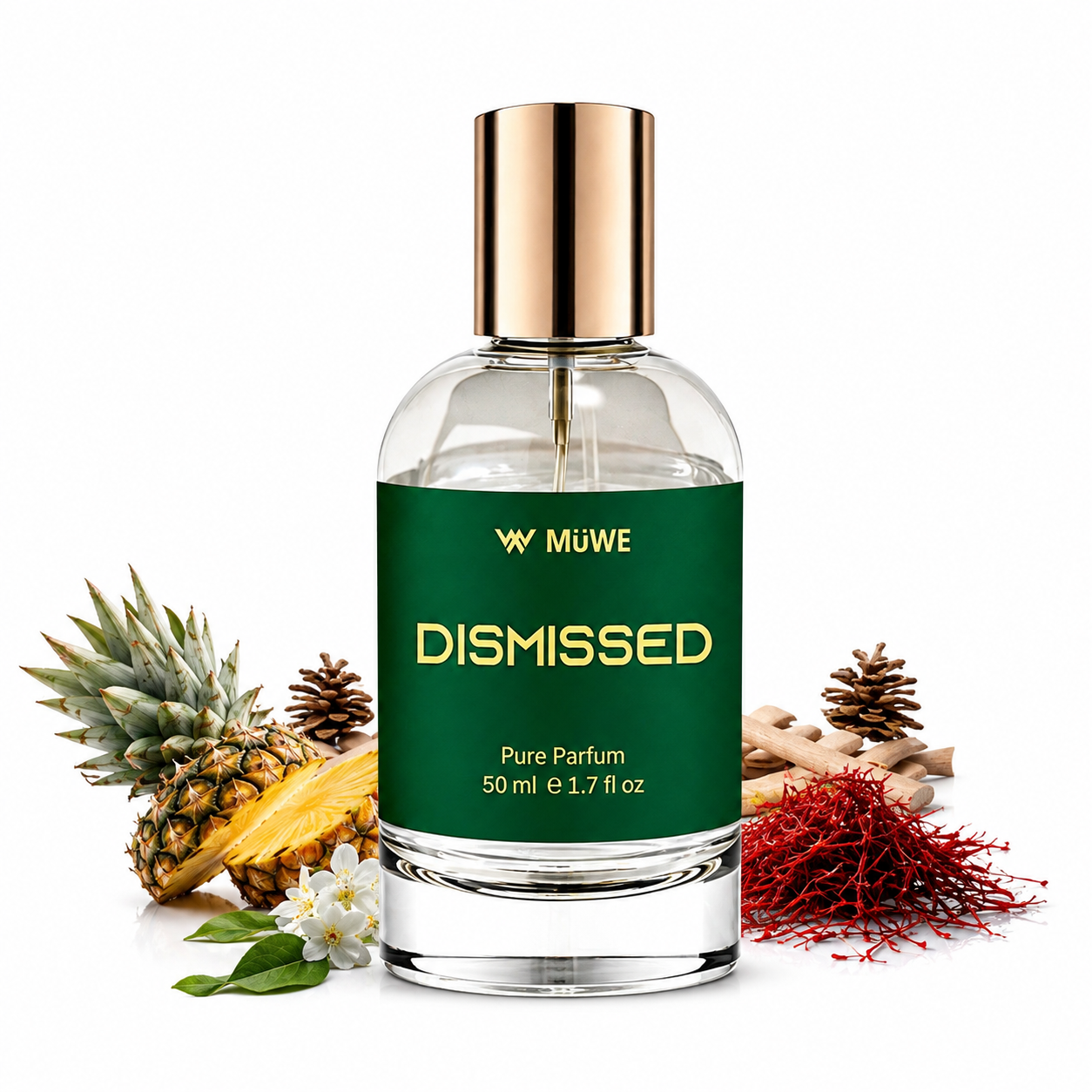 MüWE Dismissed – Pure Parfum | Fruity Woody Oud Fragrance – 50ml