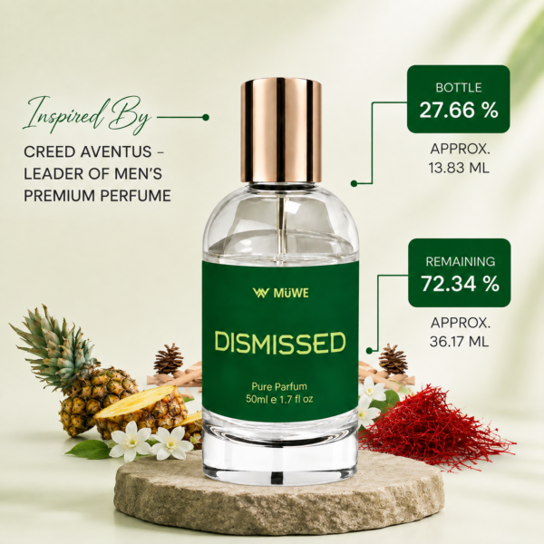 MüWE Dismissed – Pure Parfum | Fruity Woody Oud Fragrance – 50ml